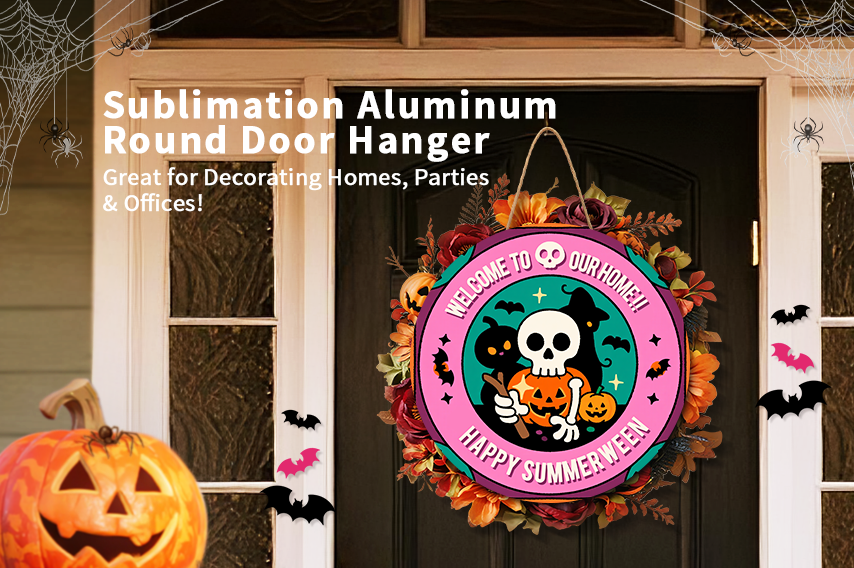Sublimation Aluminum Door Hanger Blanks-Premium Customizable 10" & 12" Signs for Every Occasion!