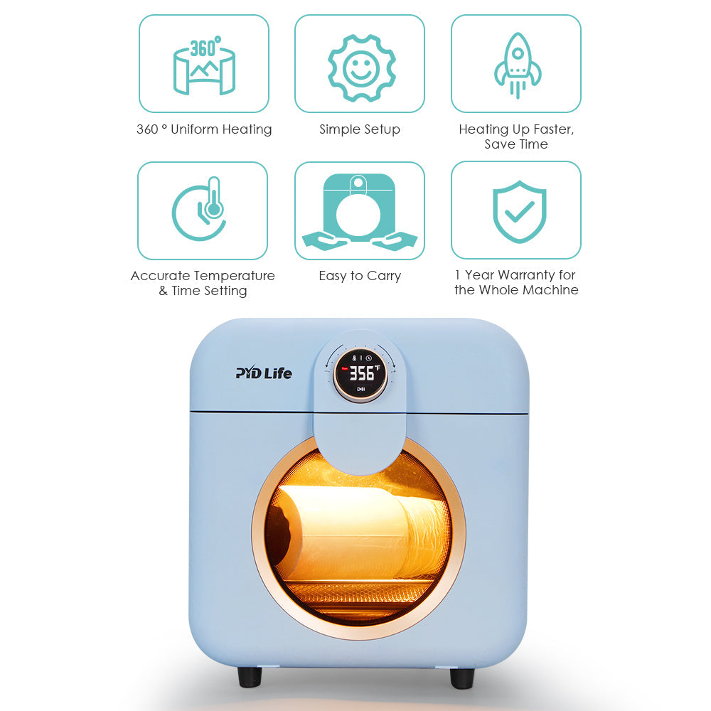 12 L Sublimation Oven Machine Sublimation Starter Beginner Kit Bundle With 40 OZ Sublimation Tumblers, Sublimation Paper, Shrink Wrap Film and Heat Tape