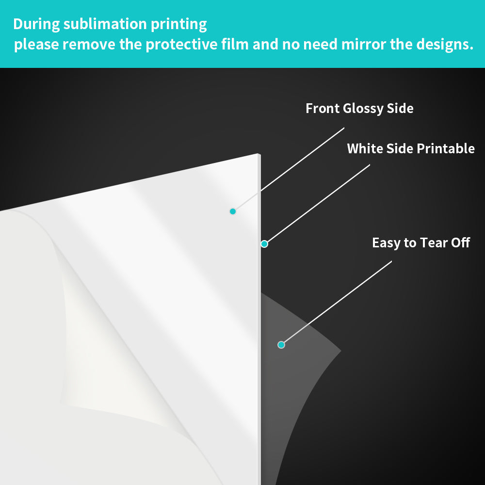 Wholesale Sublimation Acrylic Sheets Blanks 12" x 12",1/6" Thick(4 mm) Acrylic Boards for Laser Cutting Machine 8 Pack & 24 Pack & 48 Pack