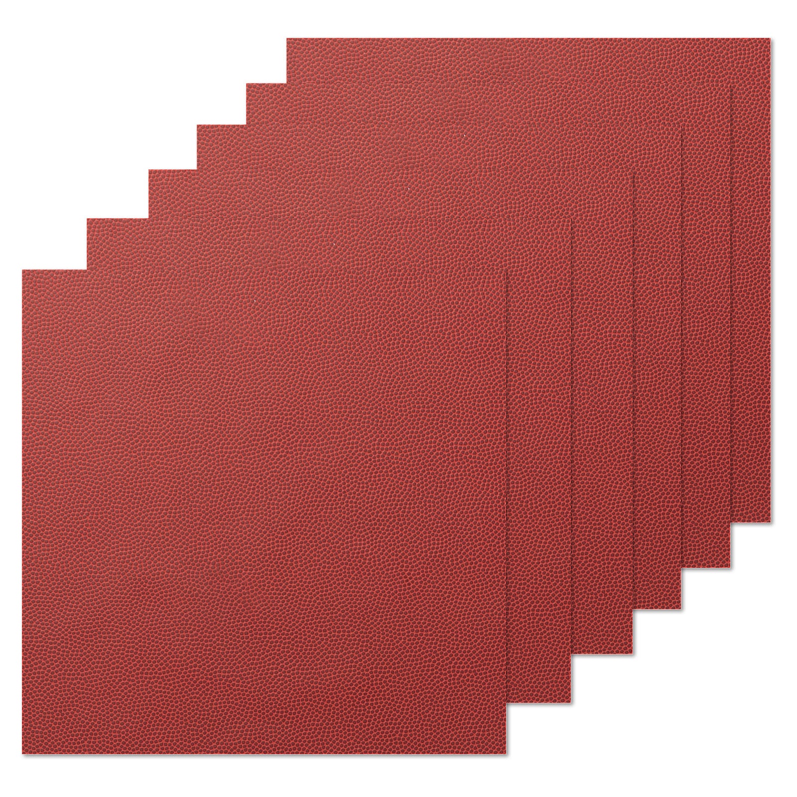 PYD Life Faux Leather Sheets 12 x 12 Leather Patches for Laser Engraving, Punching, Foil Transfer (4 Color Options) 12 x 12 / Red / Faux Leather