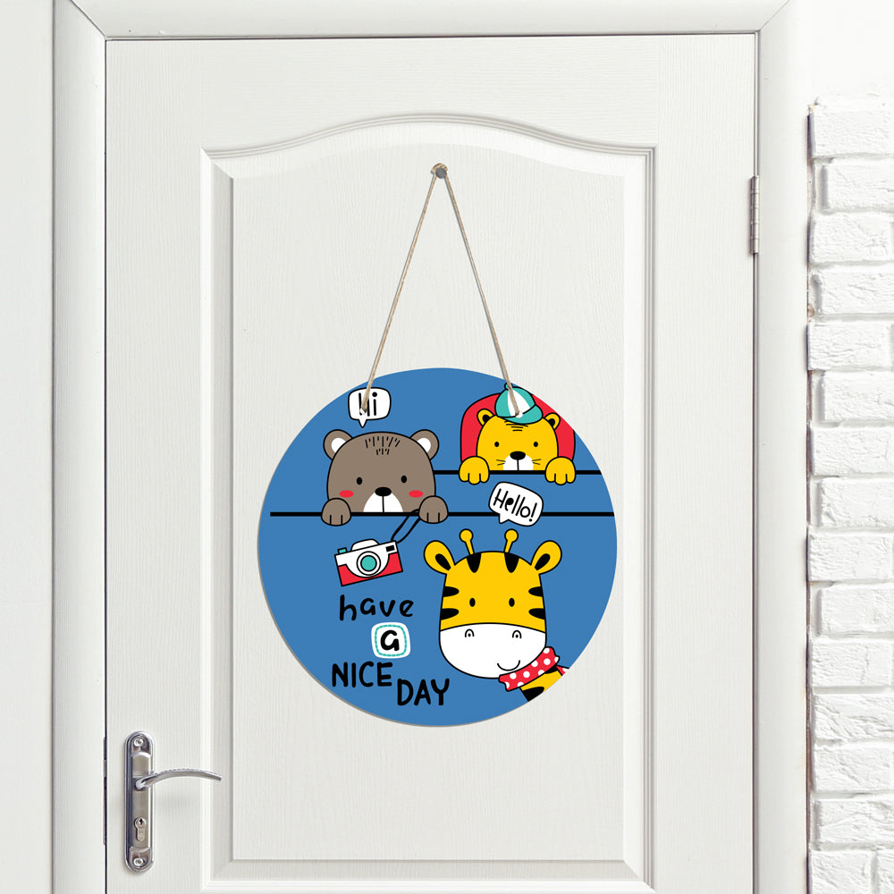 Wholesale 12 inch Sublimation Hanging Frames MDF White Door Hanger Signs Round 6 Pack & 24 Pack & 48 Pack(Shipping from China)