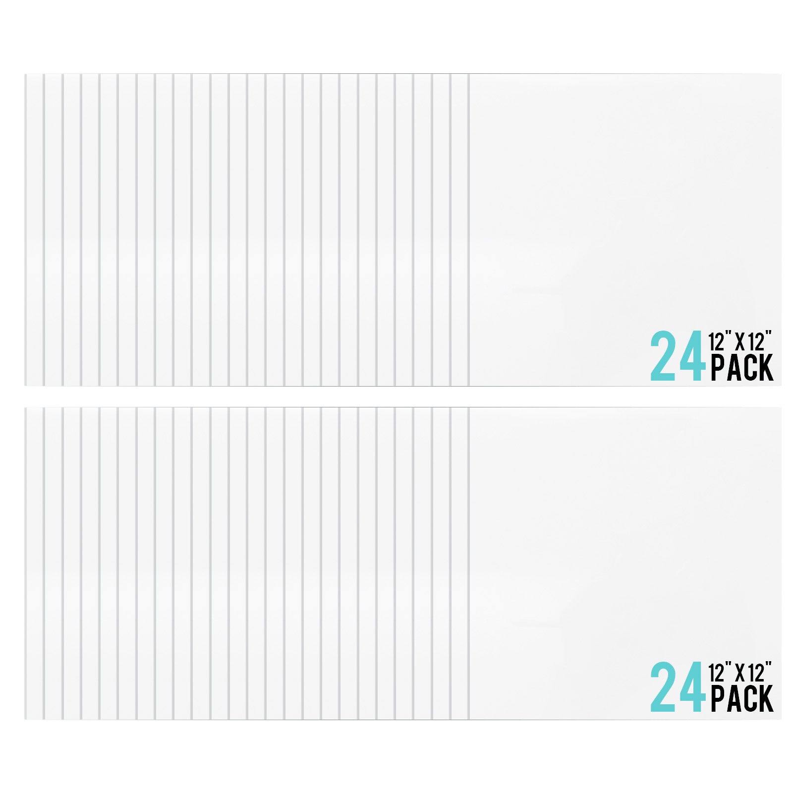 Heat-Resistant Stencil Vinyl White Masking Covering Film 12" x 12" 2 Packs 48 Sheets