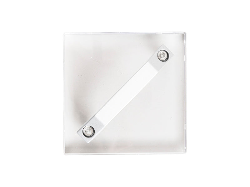 Acrylic Cooling Block with Handle 4.7" x 4.7" x 1" for DTF Transfer Film, Sublimation Acrylic Photo Frame Printing (Shipping From China)