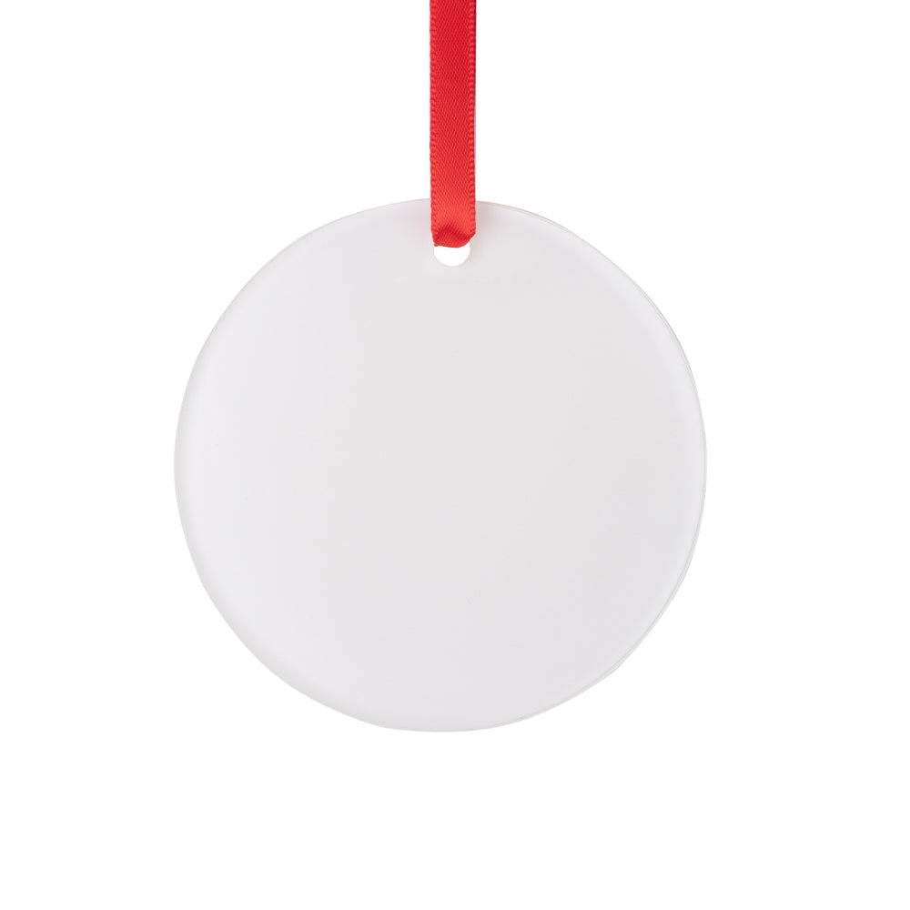 Sublimation Ornaments Acrylic Blanks for Personalized Christmas Tree Home Decor Bulk 100 Pack
