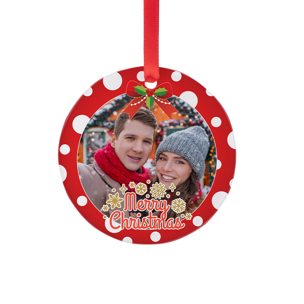 Sublimation Ornaments Acrylic Blanks for Personalized Christmas Tree Home Decor Bulk 100 Pack