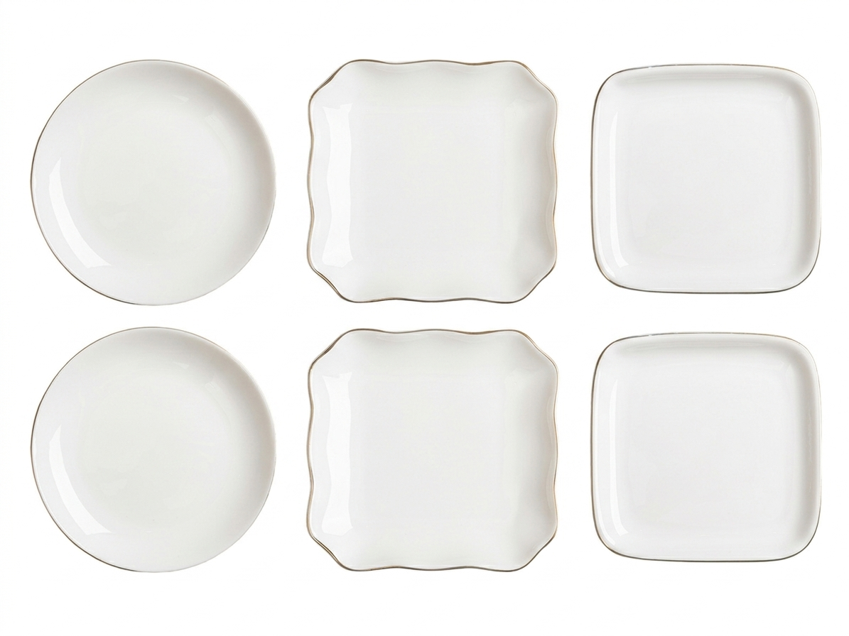Wholesale 30 Pack Sublimation Ceramic Jewerly Trinket Dish with Gold Rim for 3D Vacuum Sublimation Tray and Pump Set (Ship from China)