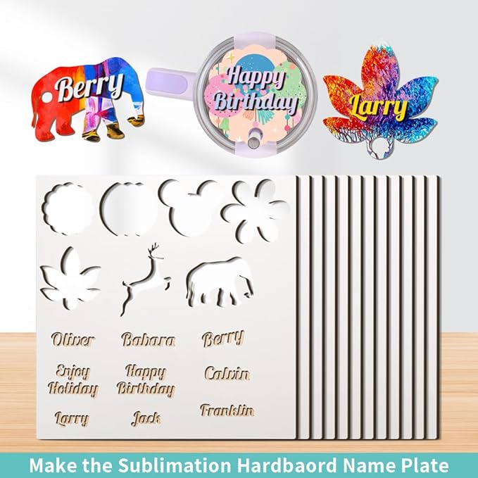 Wholesale Sublimation Hardboard MDF Sheets Blanks White 12" x 12",1/8" Thick(3 mm) for Laser Cutting Machine Bulk 12 Pack & 36 Pack & 72 Pack
