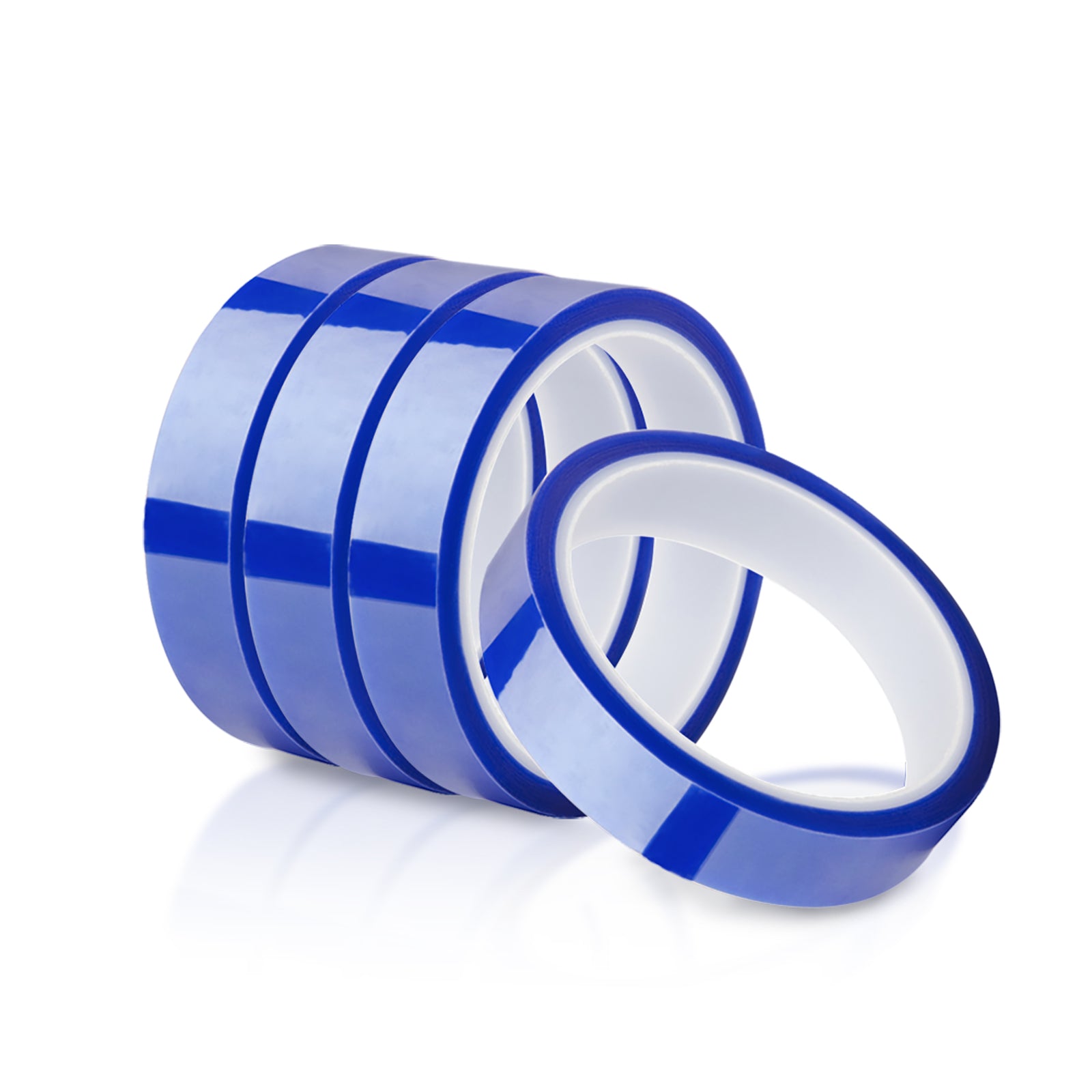 0.8 Inch x 108 Ft Sublimation Heat Transfer Thermal Tape, Up to 250℃(480℉) 4 Rolls & 12 Rolls