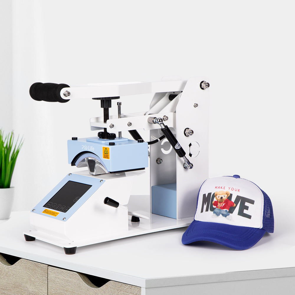 3 IN 1 Combo Label Tag Heat Press Machine 5.8 x 5.8 Inch,Cap Hat Heat Press Machine,Sublimation Pens Heat Press Machine