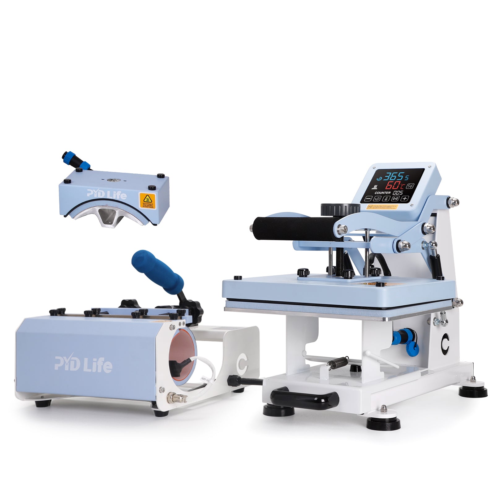 Craft Combo Heat Press Machine (Flat, Tumbler, Hat, Pen, Shin Guard, Plate, Hip Flask, 10 options) Ship from China