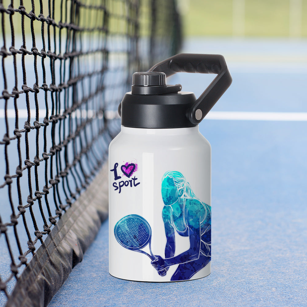 Wholesale 64 OZ Sublimation Water Jugs Bottle with Spout Lid Large Handle 12 Pack(shipping from China)