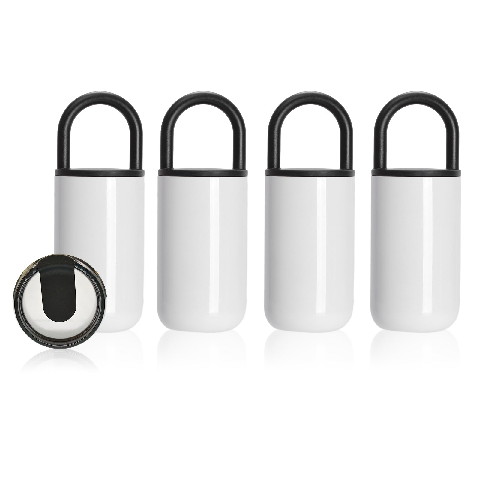 Wholesale 2 in 1 Sublimation Kids Tumbler Mug Stainless Steel White with 2 Lids 4 Pack & 24 Pack & 48 Pack