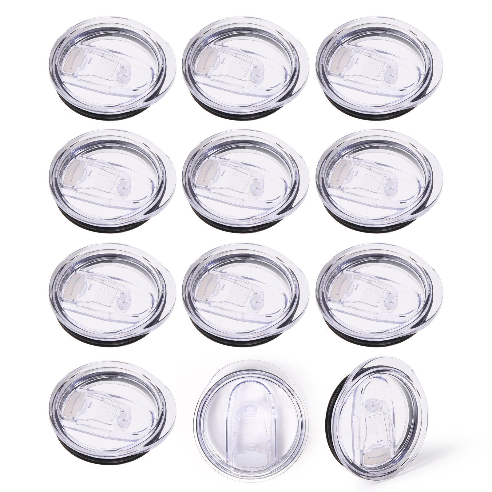 24 Pack Replacement Leakproof Slide Lids Bulk for 16 OZ 20 OZ Sublimation Skinny Tumbler