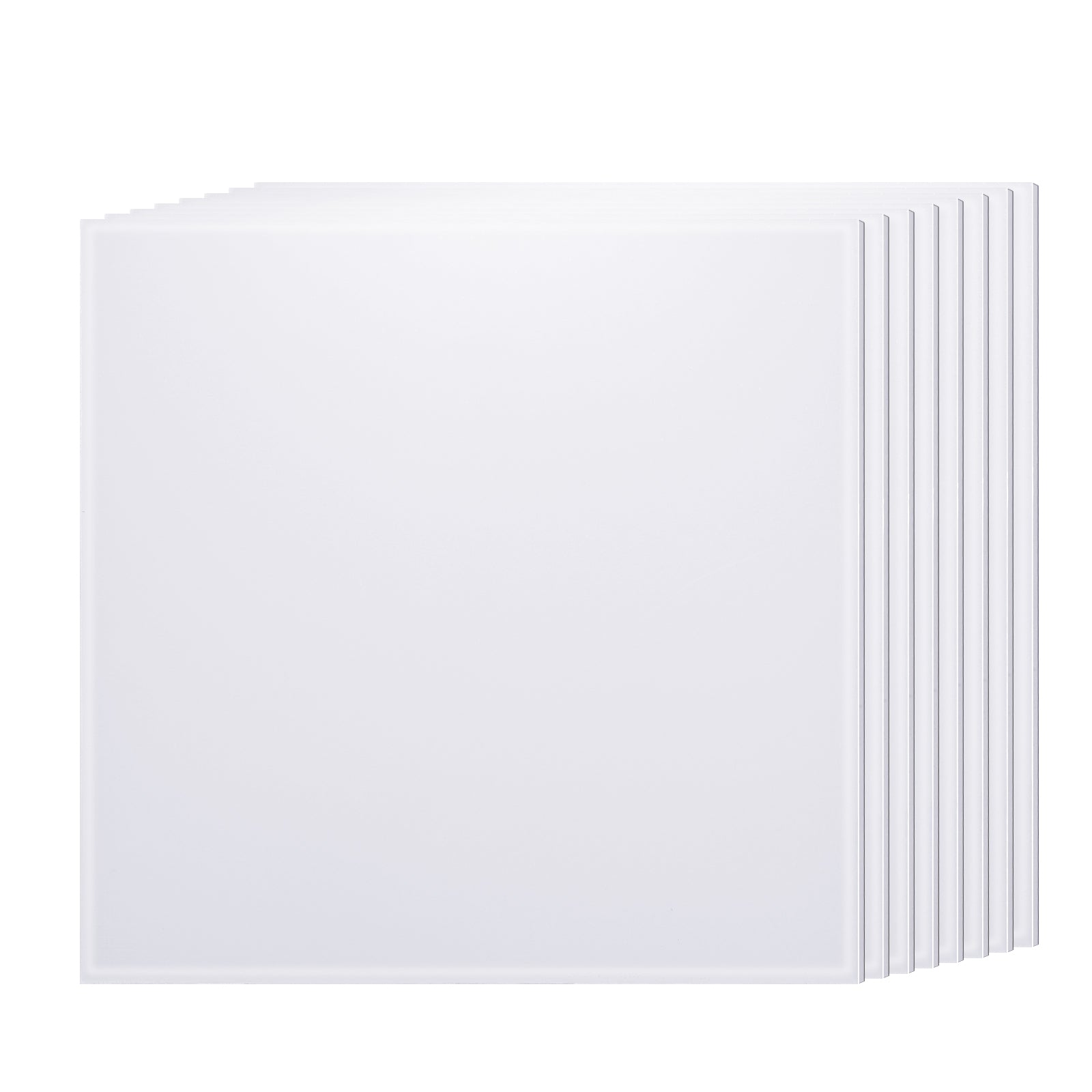 Wholesale Sublimation Acrylic Blanks Sheets 12" x 12" Bulk White,1/12" Thick(2 mm) Laser Blanks Acrylic Sheets for Xtool Glowforge 40 W Cutting 8 Pack & 24 Pack & 48 Pack