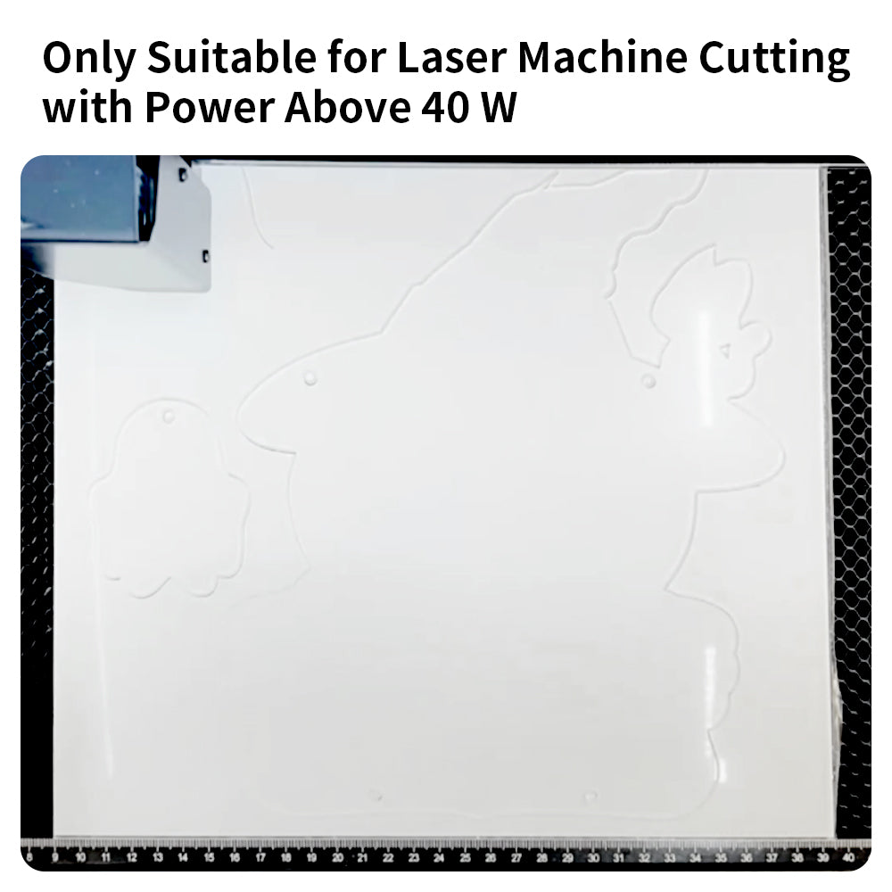 Wholesale Sublimation Acrylic Blanks Sheets 12" x 12" Bulk White,1/12" Thick(2 mm) Laser Blanks Acrylic Sheets for Xtool Glowforge 40 W Cutting 8 Pack & 24 Pack & 48 Pack