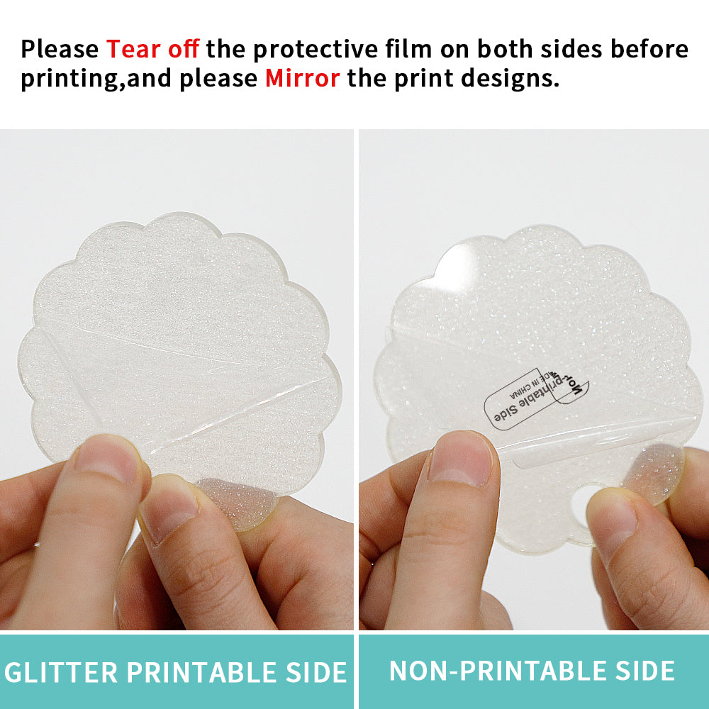 Wholesale Sublimation Acrylic Blanks Glitter Sheets 12" x 12",1/6" Thick(4 mm) for Laser Cutting Machine Bulk 24 Pack & 32 Pack & 48 Pack(Shipping from China)