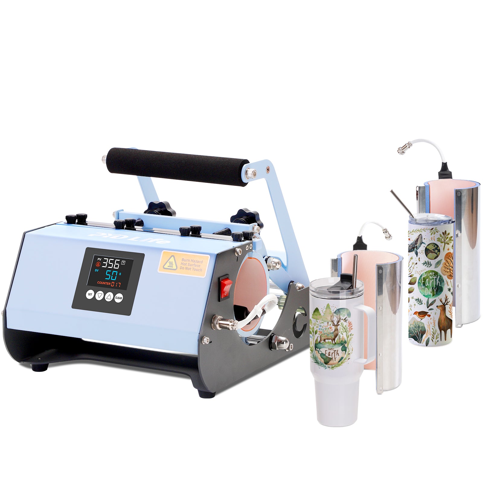 2 IN 1 40 OZ 30 OZ Tumbler Heat Press Machine for Sublimation Tumblers 40 OZ 30 OZ 20 OZ