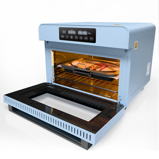 V20 Sublimation Oven Machine Kit 20 L 120 V 1300 W Light Blue for 3D Phone Case Photo Slates Mugs Tumblers Blanks Printing (V20 + A4 Tray Kit)-Pre Order