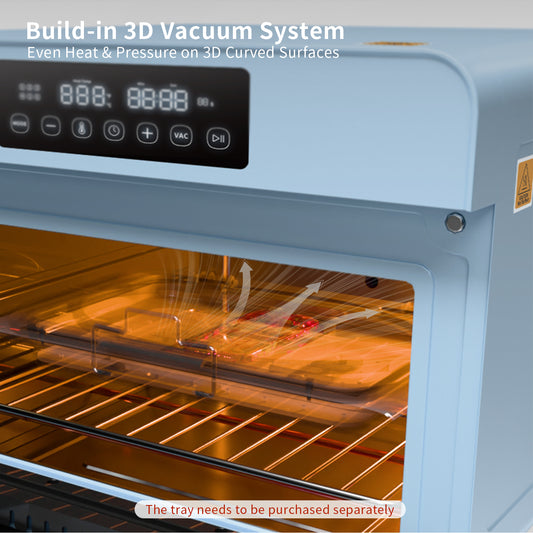 V20 Sublimation Oven Machine 20 L 220 V 1300 W Light Blue Multi-Function Convection Oven for Sublimation Mugs Tumblers Blanks Printing-Pre Order