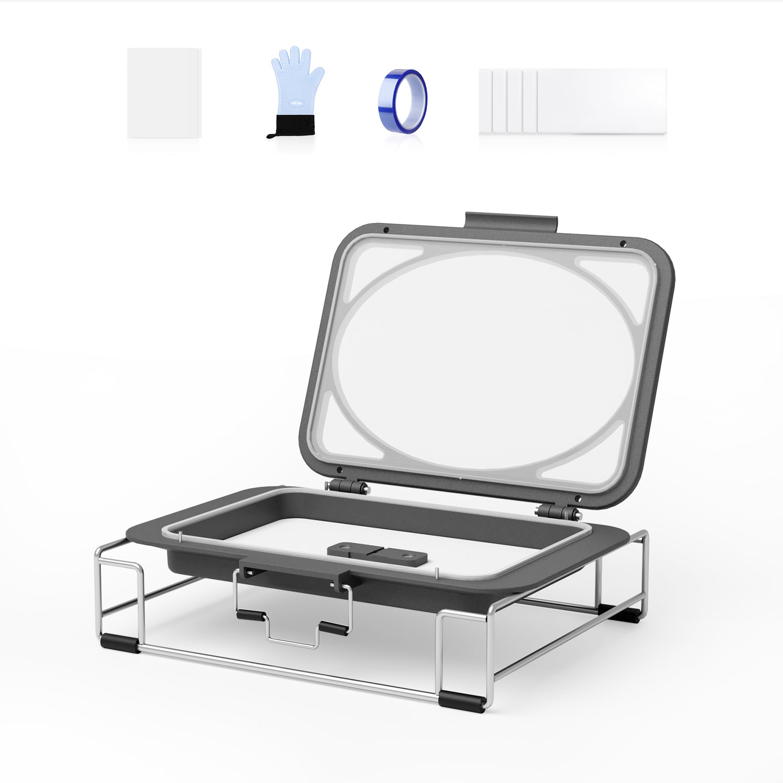 A4 Vacuum Tray V20 Sublimation Oven Machine Accessories for 3D Phone Cases,Earphone Cases,Badge,Photo Slates,Ornaments Flat Sublimation Blanks Printing