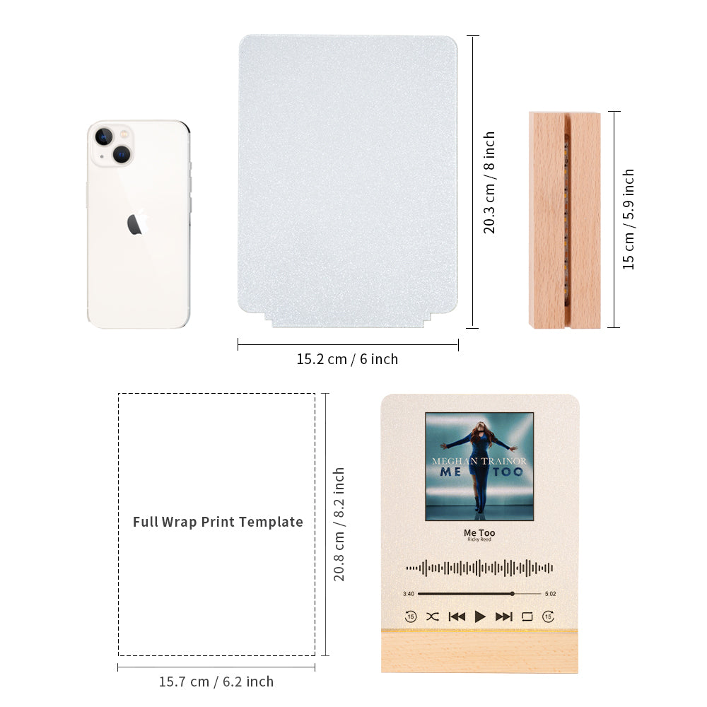 Auto Heat Press Machine for T Shirts Bundle kit With  LED Acrylic Photo Frames Night Lights,Heat Tape,Sublimation paper