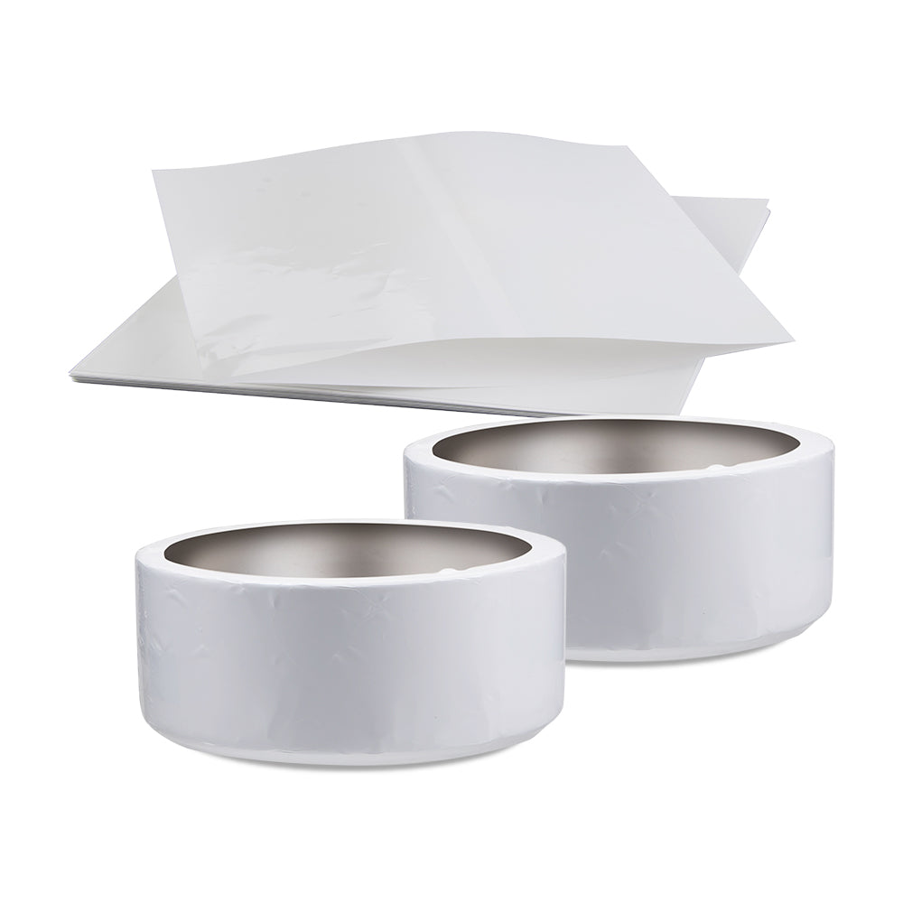 50 PCS Sublimation Shrink Wrap Sleeve Bags for Sublimation Blanks,6 x 13 Inch Sublimation Shrink Wrap Film,White Heat Transfer Shrink Bags for Sublimation Bowl Print