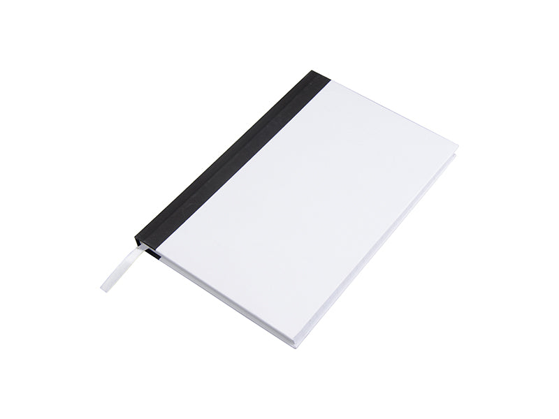 PYD Life 6 Pack Sublimation PU Notebooks Blank A5 Journal Lined 5.8 x 8.3 White for Cricut Autopress Heat transfer,notebook