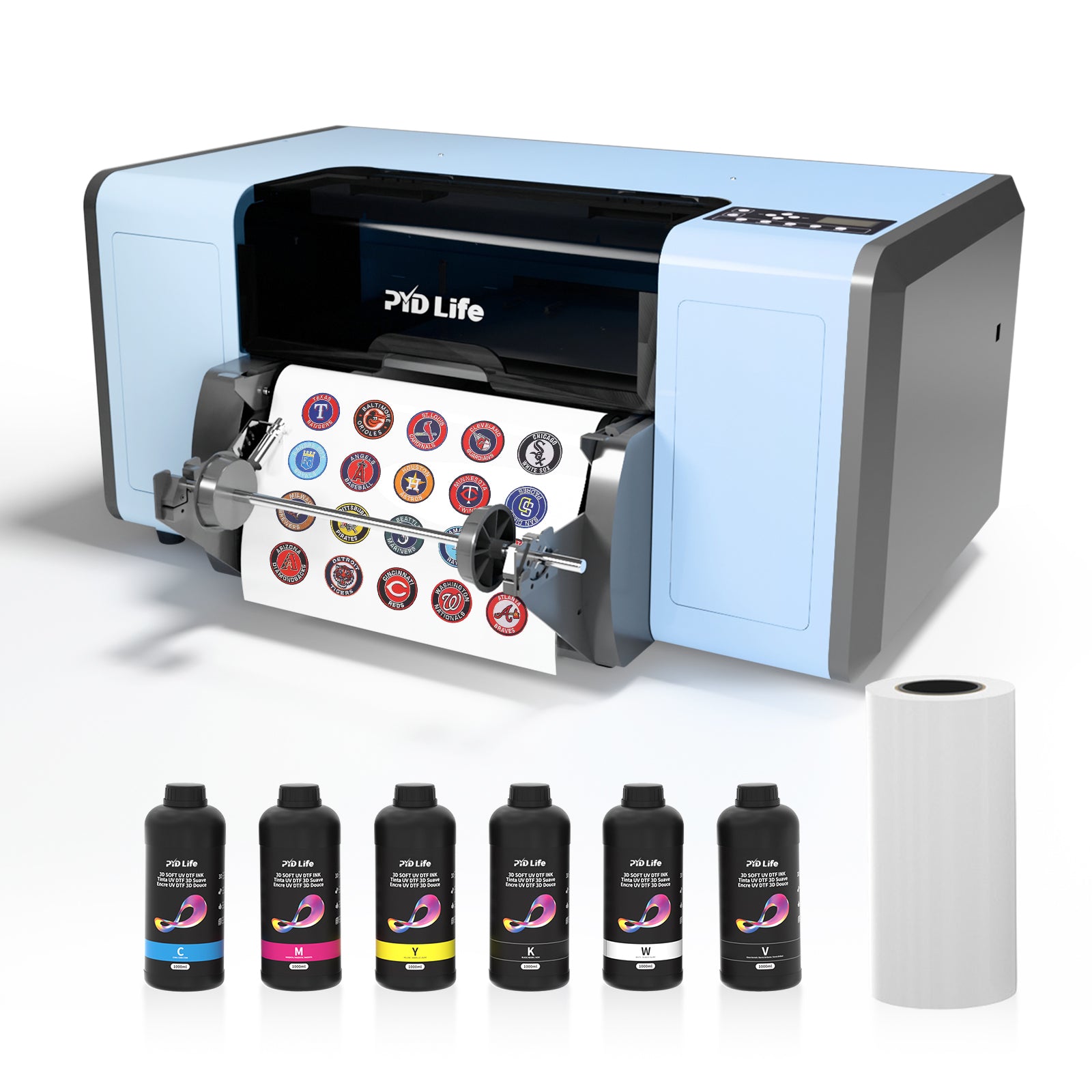 3D UV DTF Starter Kit with All in One System with Laminating Multifunction(shipping from China)