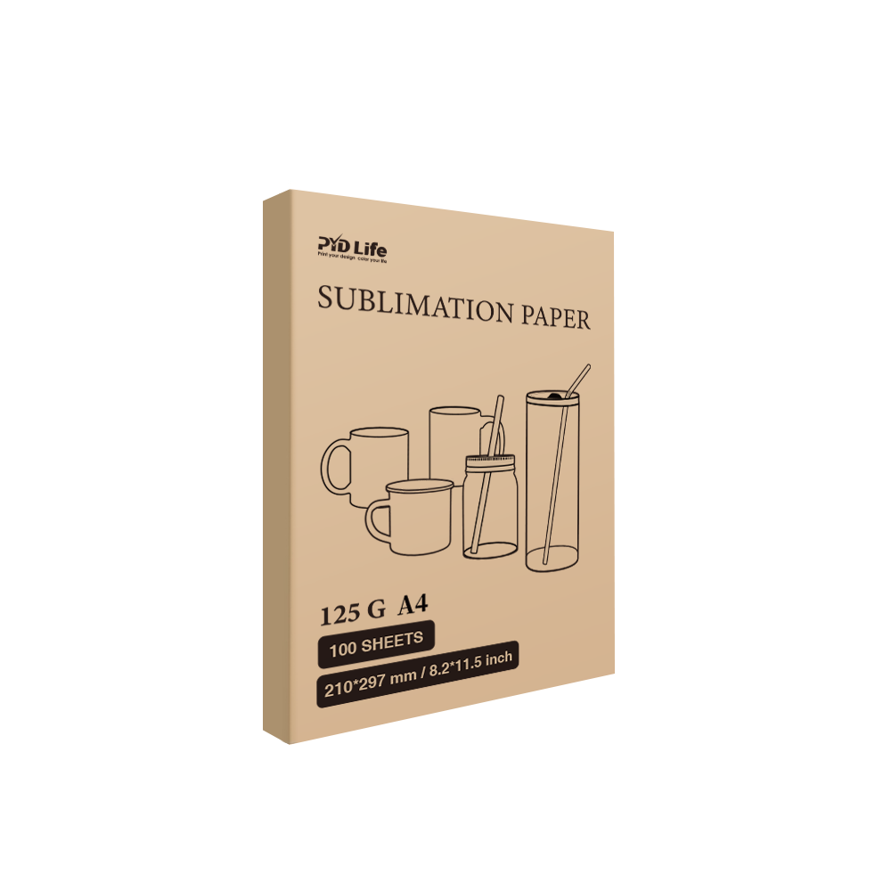 Sublimation Paper A4 Size 8.2 x 11.5 Inch, 100 Sheets, 125g