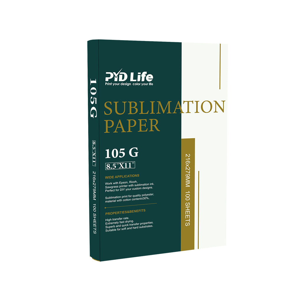 Sublimation Paper 8.2 x 11.5 Inch A4 Size,100 Sheets, 105g