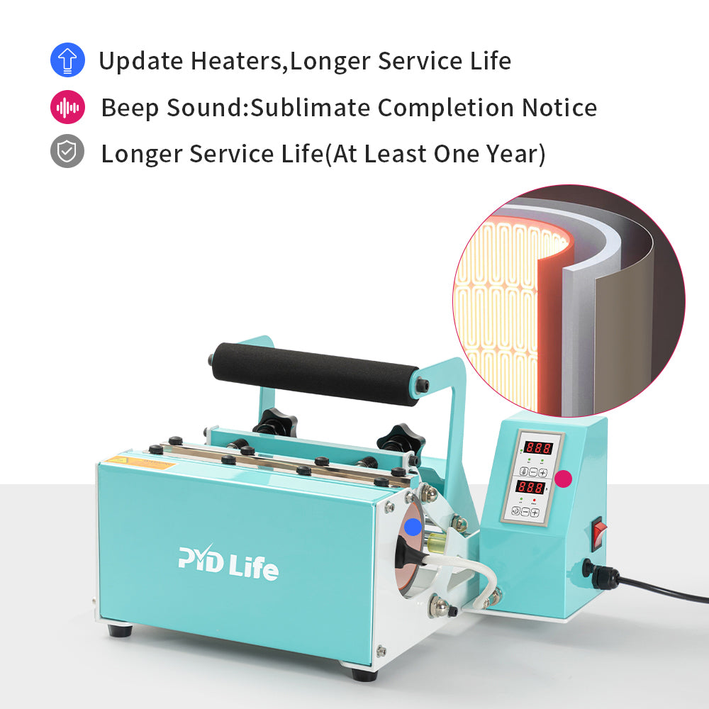 V2.0 Pro 30oz 20oz 16oz Skinny Tumbler Heat Press Machine with digital box