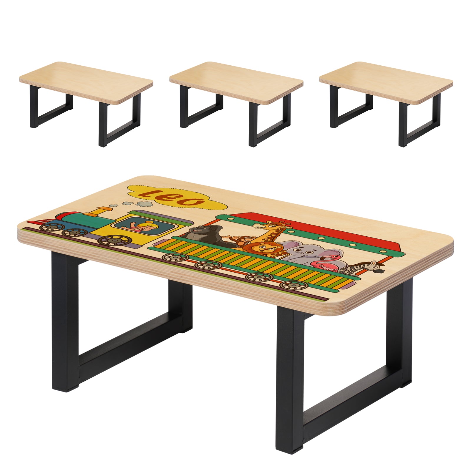 Wholesale Sublimation Wooden Step Stools Blanks 15.7" x 9" x 6.6" for Adults Kids Bedroom Bathroom 4 Pack