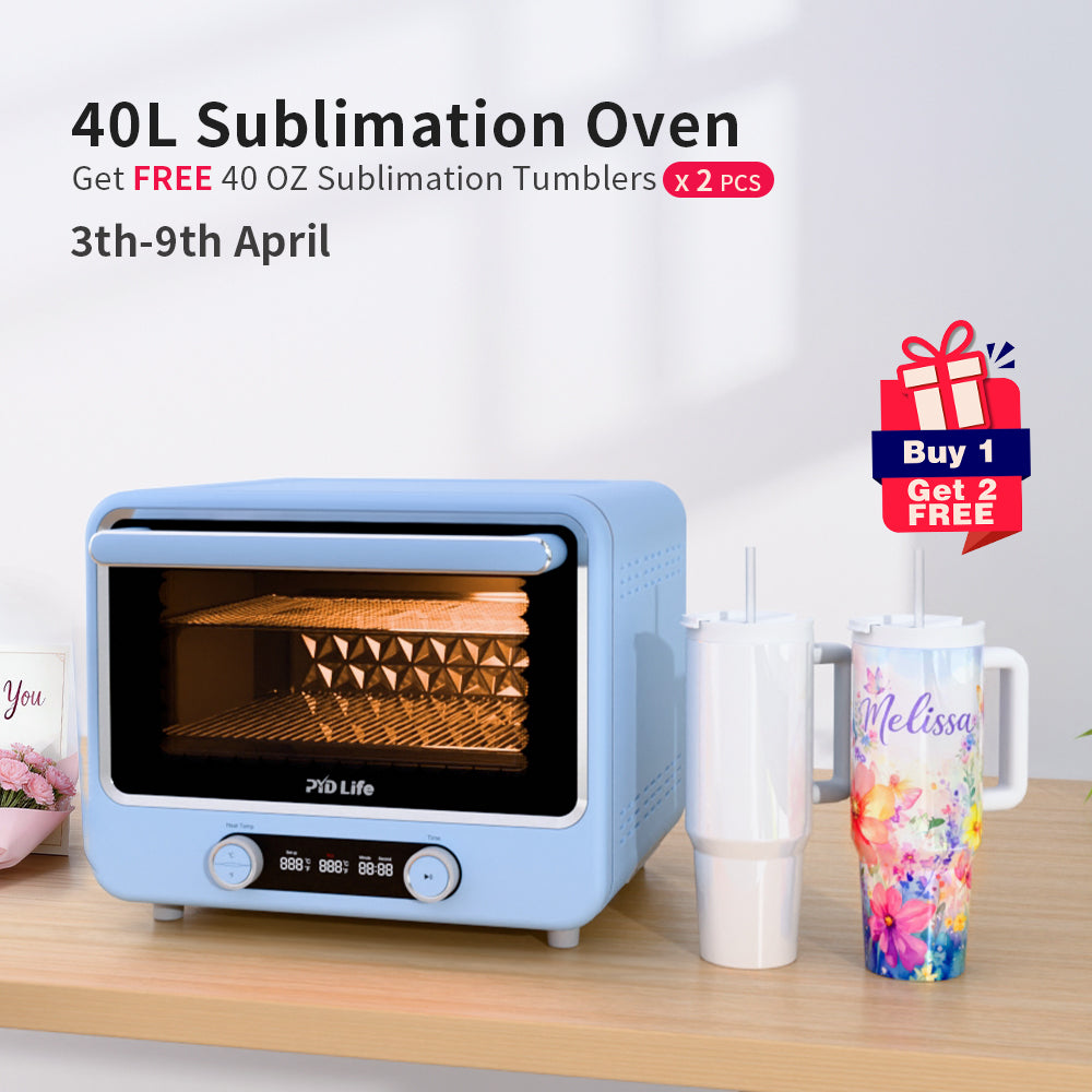O40 Sublimation Oven Machine 40L for 40 OZ 30 OZ 20 OZ Sublimation Tumblers 15 OZ 11 OZ Mugs Bulk Printing