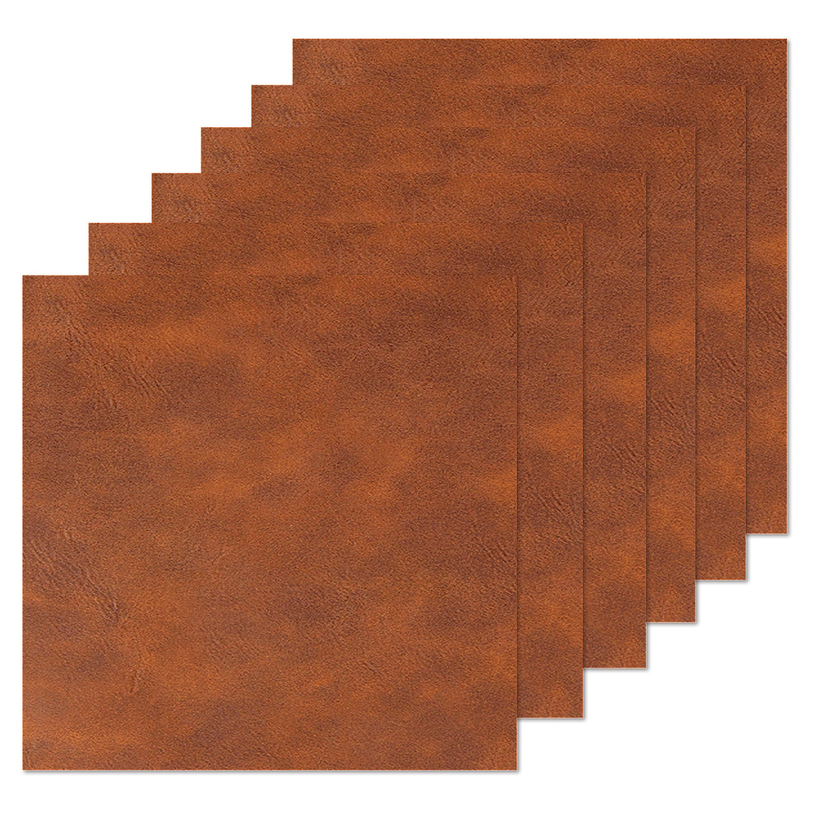Faux Leather Sheets 12" x 12" Leather Patches for Laser Engraving, Punching, Foil transfer (4 color options)