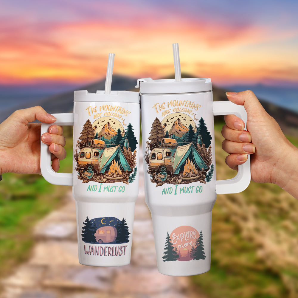 4 Pack & 8 Pack & 24 Pack Sublimation Tumblers 30 OZ with Removable Handle White Blanks Stainless Steel Cups Mugs with Lid and Plastic Straw