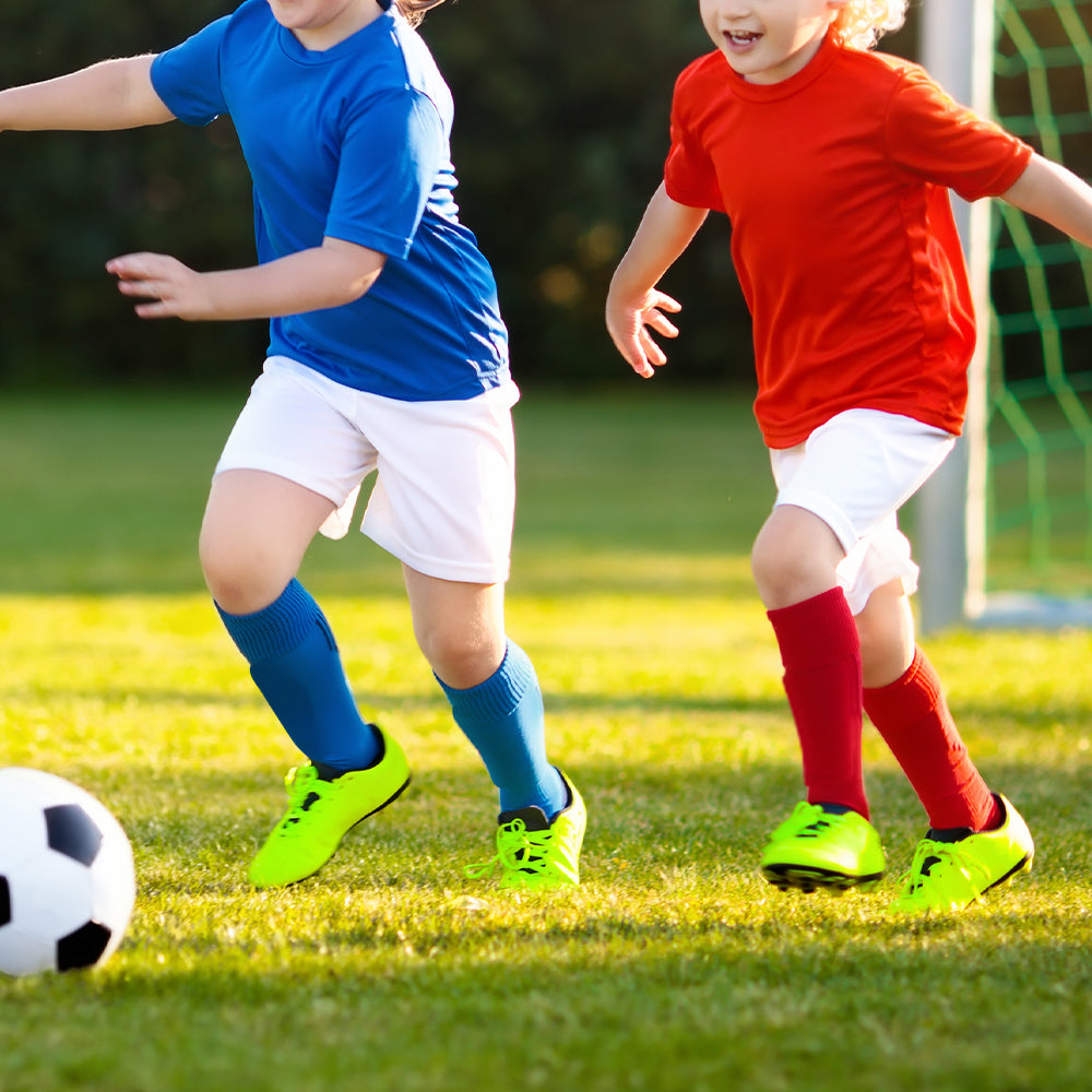 Soccer Shin Guard Pads White for Sublimation 6 Pairs (3 Size Options)