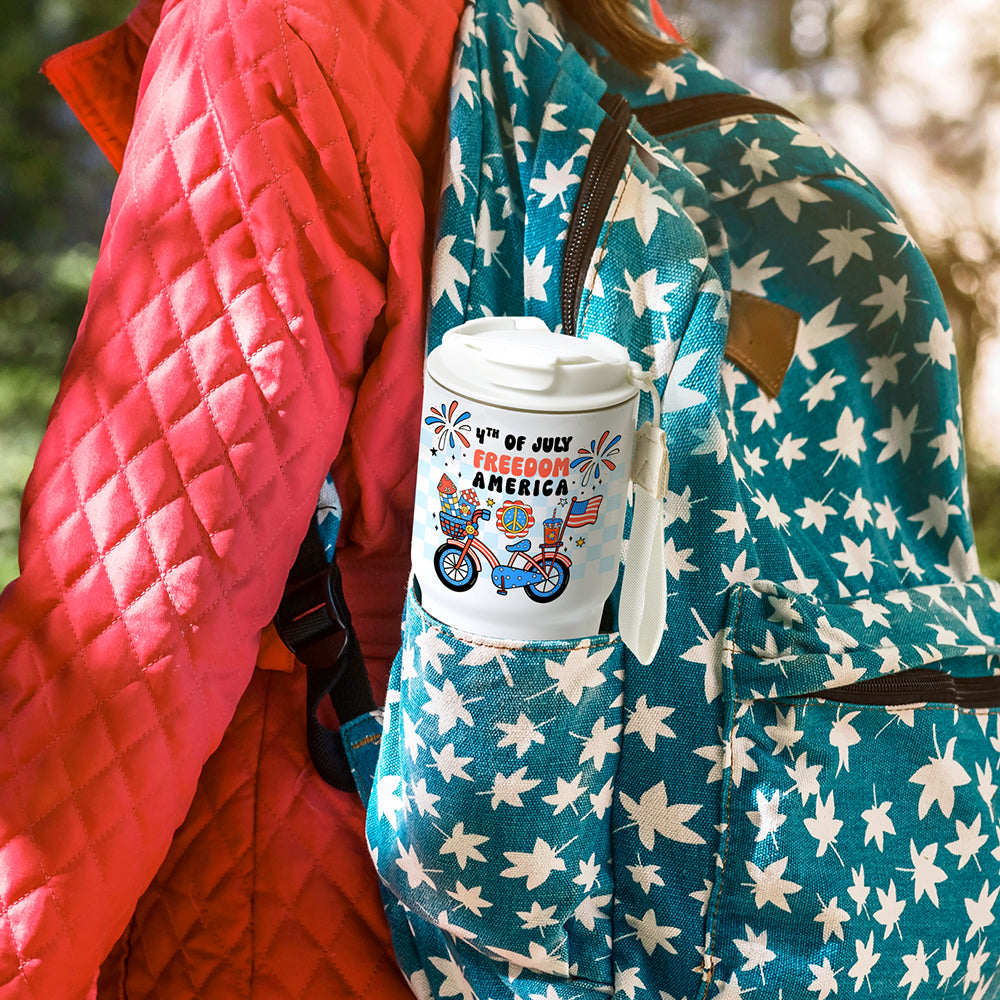 Wholesale Sublimation Tumblers 20 OZ White Blanks with Lid and Plastic Straw Portable String Stainless Steel Coffee Cups 6 Pack & 12 Pack & 24 Pack