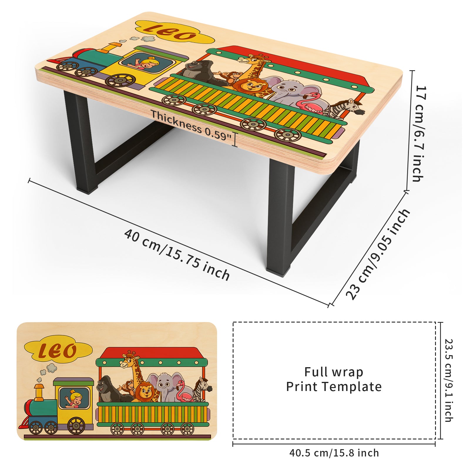 Wholesale Sublimation Wooden Step Stools Blanks 15.7" x 9" x 6.6" for Adults Kids Bedroom Bathroom 4 Pack