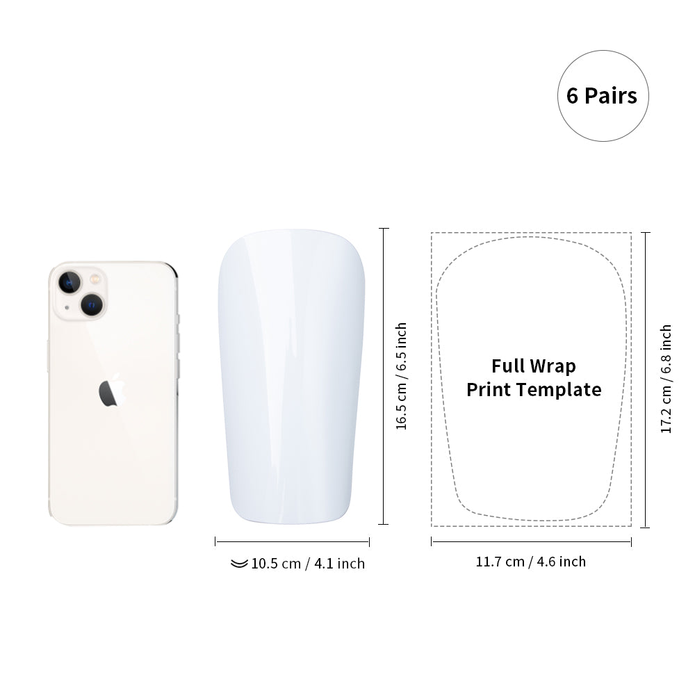 Soccer Shin Guard Pads White for Sublimation 6 Pairs (3 Size Options)