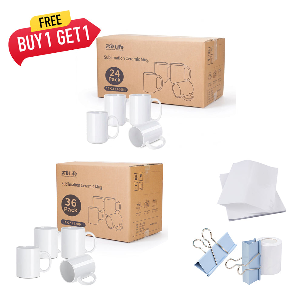 Sublimation Blanks Mugs with Handle 11oz and 15oz Bulk