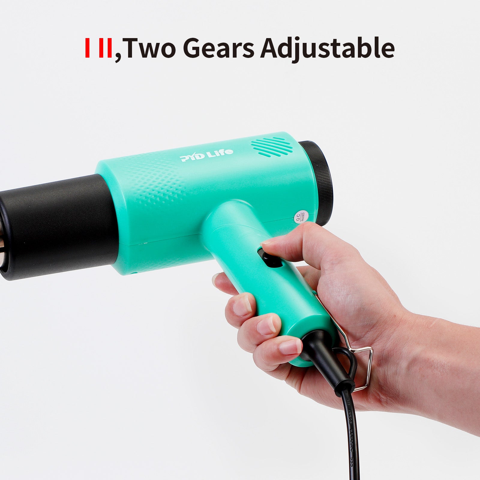 Heating Blower Gun Tool Foldable Mint Green for Sublimation Oven Tumbler Blanks Crafts