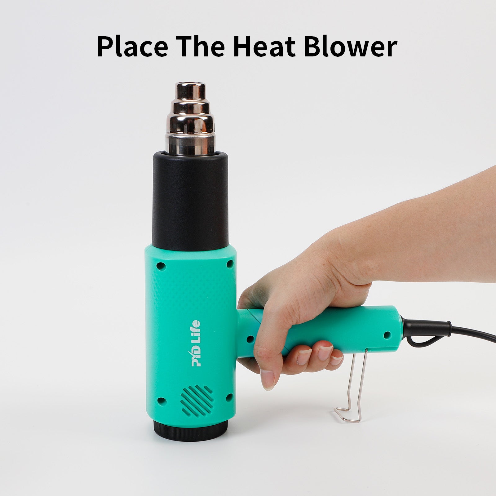 Heating Blower Gun Tool Foldable Mint Green for Sublimation Oven Tumbler Blanks Crafts