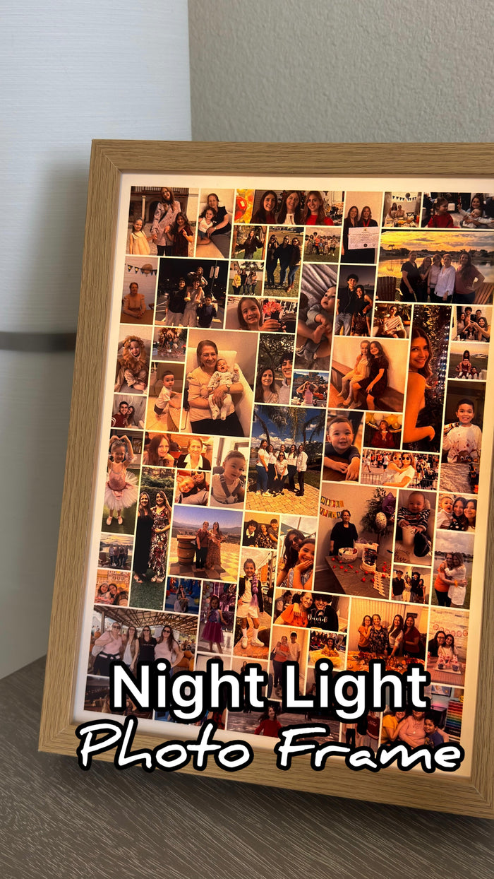 Sublimation Blanks Glass Night Lights LED Photo Frames A5 or A4 Size 2 Pack & 4 Pack & 8 Pack