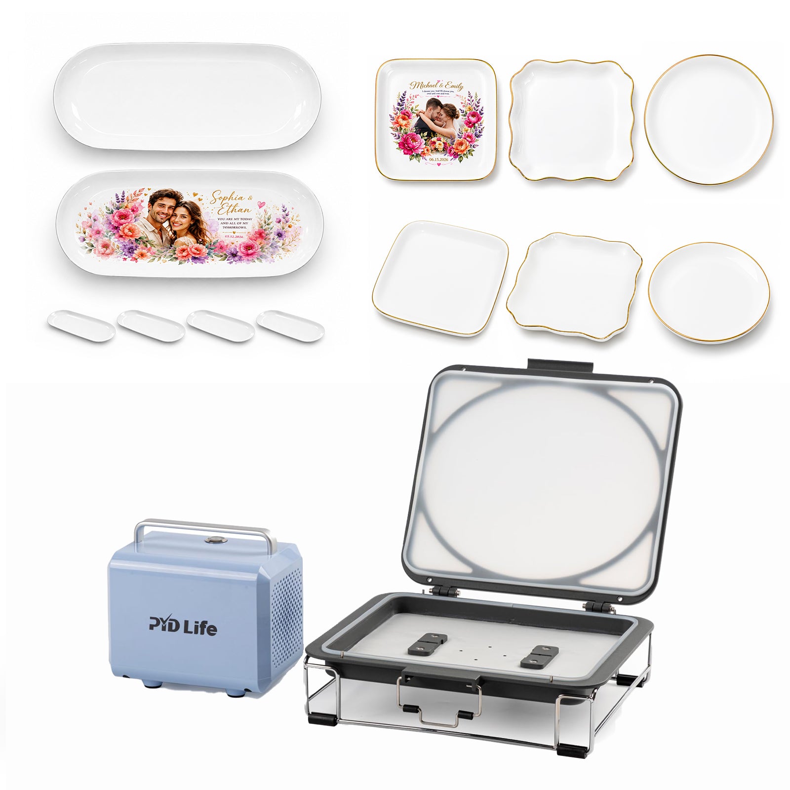 A3 Tray Kit with Ceramic & Stainless Steel Jewelry Tray Blanks