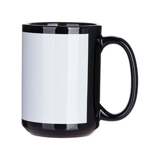 PLC1510-15oz Sublimation Mug with White Patch