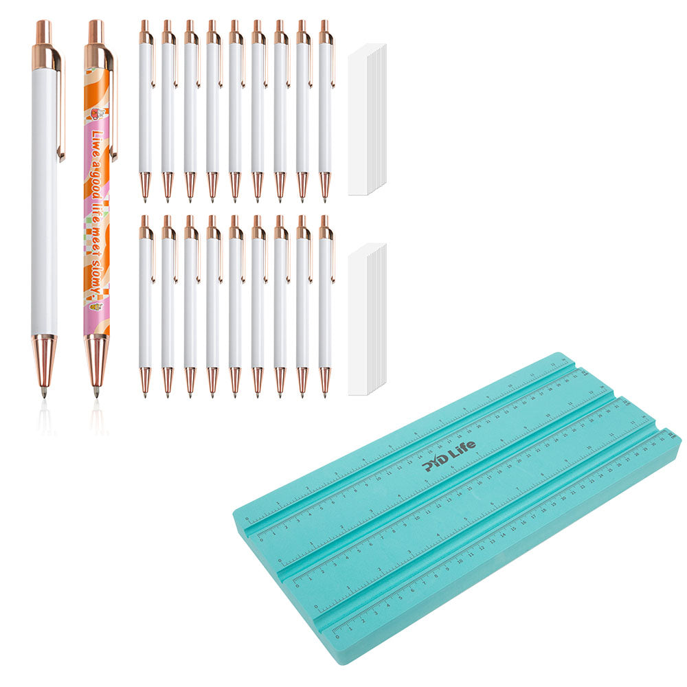 20 Pack Sublimation Pens Kit Shrink Wrap Film & Sublimation Tools for Pens