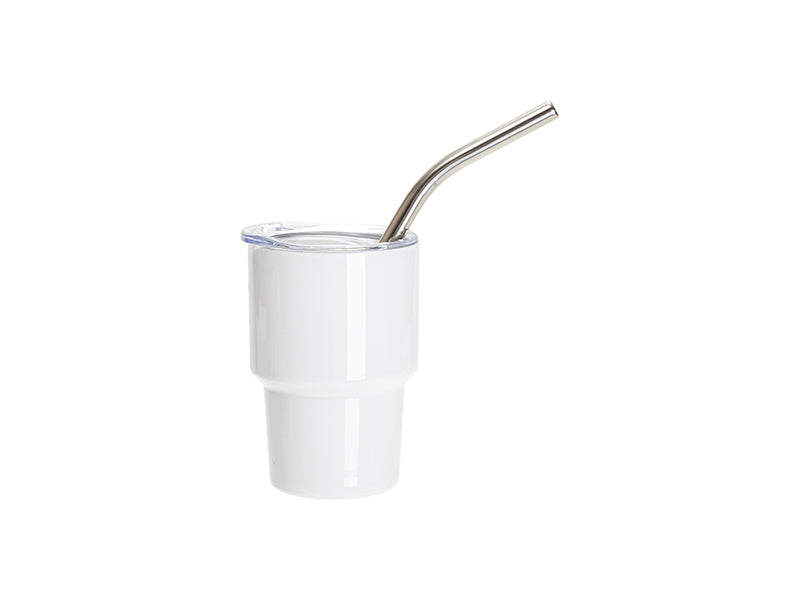 2-3oz Mini Stanley Shot Glass With Straw and Lid. Plain or Customized  SUBLIMATION 