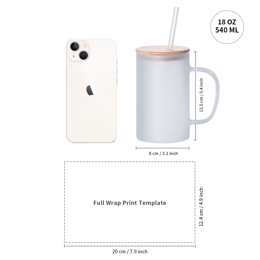 PYD Life pyd life sublimation glass blanks tumbler skinny straight frosted  20 oz with bamboo lid and glass straw jar tumbler cups mugs