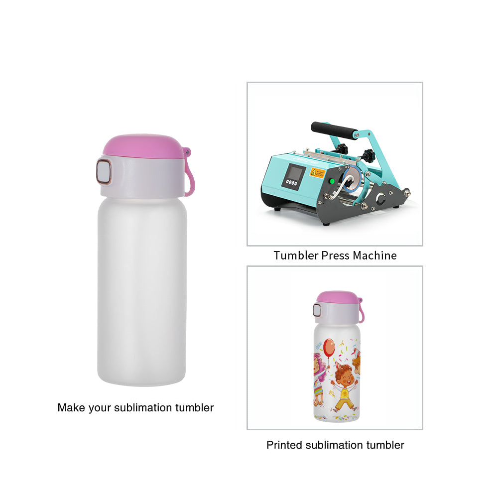 25oz/750ml Frosted Glass Bottle w/ Bamboo Lid (Light Blue)  PYD Life -  Stainless Steel Bottles,Tumblers,Mugs & Custom Print