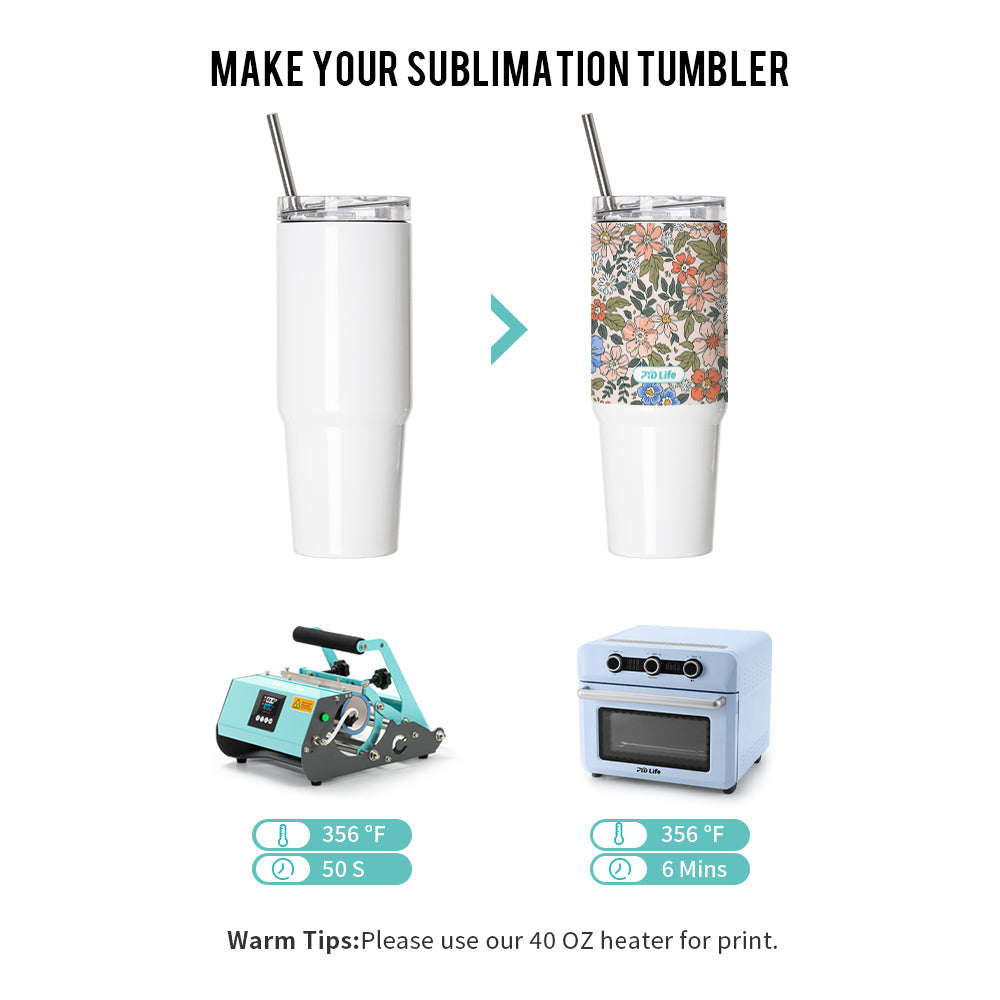 Wholesale Sublimation Travel Tumblers White With Metal Straw And Screw Top Leak-Proof Slide Lid 30 OZ 24 Pieces